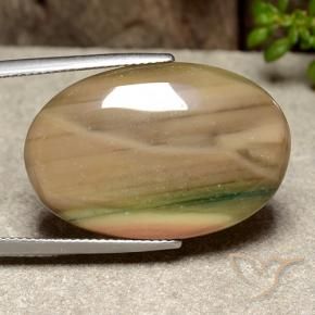 Jaspe Multicolorido Natural 25.96ct, oval, Opaco