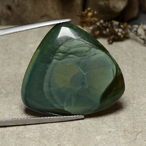 26.70ct Natural Multicolorido Jaspe, Formato de pêra, Opaco