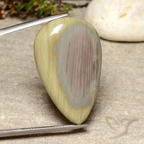 Jaspe Multicolorido Natural 29.73ct, Formato de pêra, Opaco