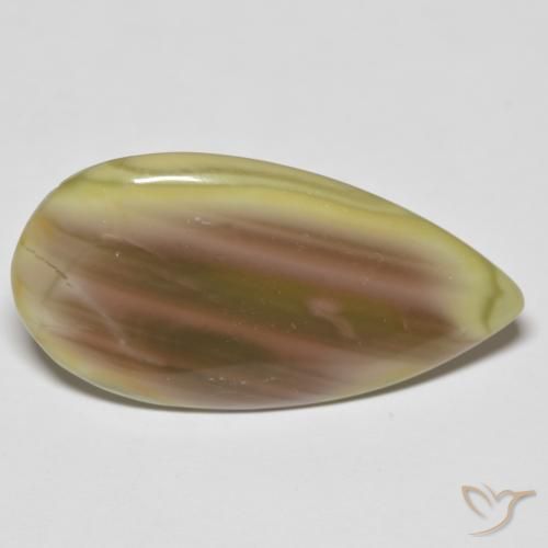 Jaspe Multicolorido Natural 18.10ct, Formato de pêra, Opaco