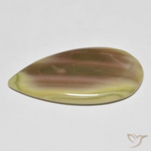 Jaspe Multicolorido Natural 18.10ct, Formato de pêra, Opaco