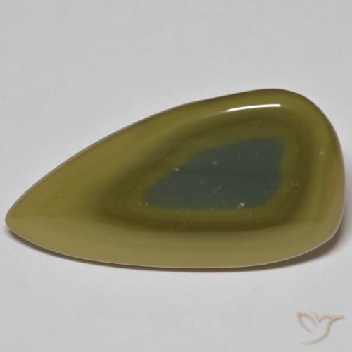 25.13ct Natural Multicolorido Jaspe, Formato de pêra, Opaco