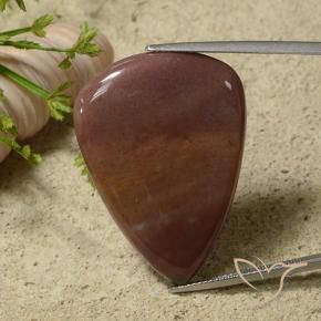 Jaspe Multicolorido Natural 34.75ct, Formato de pêra, Opaco