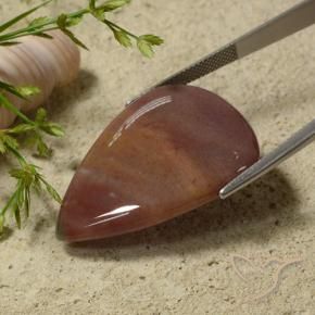Jaspe Multicolorido Natural 34.75ct, Formato de pêra, Opaco