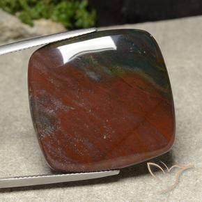 Jaspe Multicolorido Natural 32.72ct, Almofada, Opaco