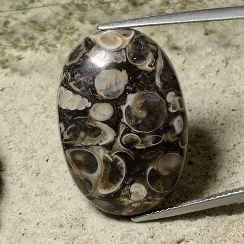 29.80ct Natural Multicolorido Jaspe, oval, Opaco, Photo A
