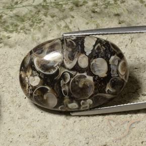 Jaspe Multicolorido Natural 29.80ct, oval, Opaco