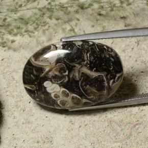 Jaspe Multicolorido Natural 22.52ct, oval, Opaco