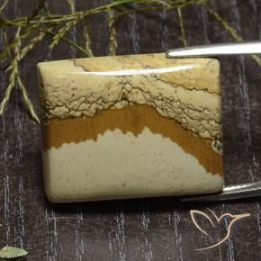 Jaspe Multicolorido Natural 39.59ct, baguete, Opaco
