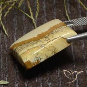 Jaspe Multicolorido Natural 39.59ct, baguete, Opaco