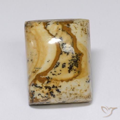 15.56ct Natural Multicolorido Jaspe, baguete, Opaco