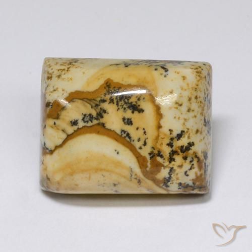 Jaspe Multicolorido Natural 15.56ct, baguete, Opaco