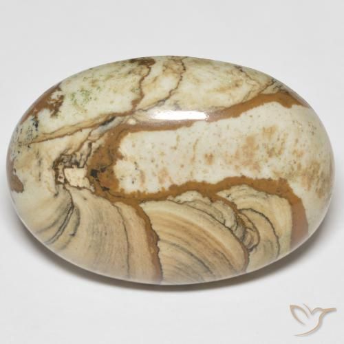 51.06ct Natural Multicolorido Jaspe, oval, Opaco