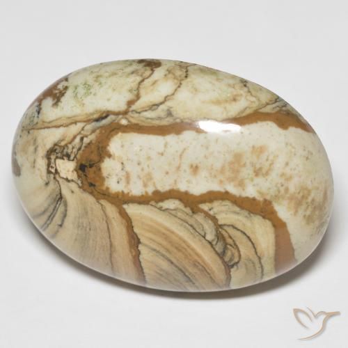Jaspe Multicolorido Natural 51.06ct, oval, Opaco