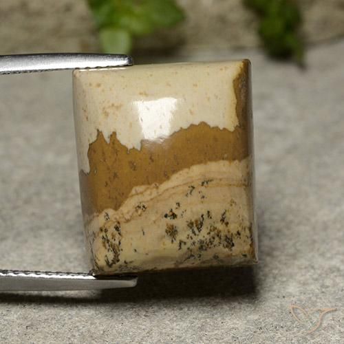 17.73ct Natural Multicolorido Jaspe, baguete, Opaco