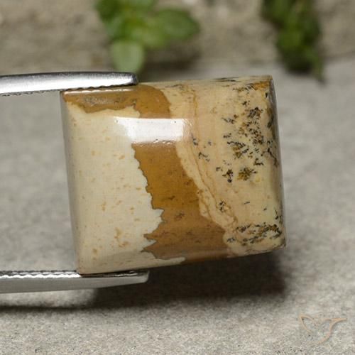 Jaspe Multicolorido Natural 17.73ct, baguete, Opaco