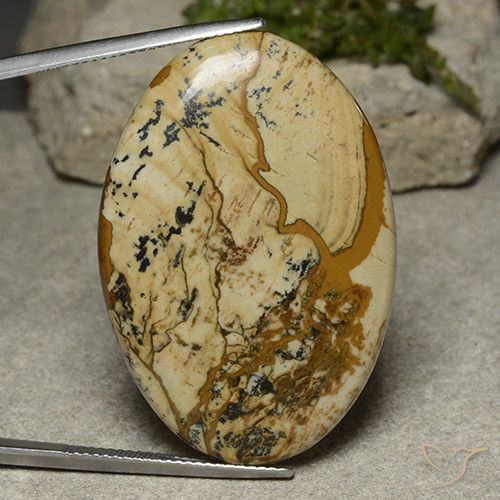 39.17ct Natural Multicolorido Jaspe, oval, Opaco