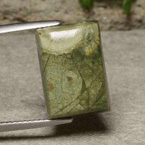 Jaspe multicolorido natural 9,00ct, baguete, opaco