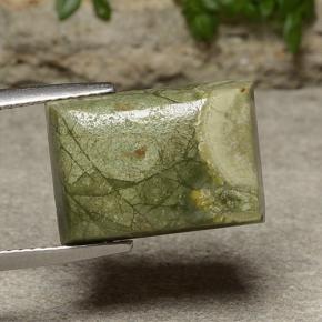 Jaspe multicolorido natural 9,00ct, baguete, opaco