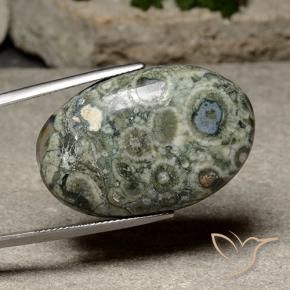 Jaspe Multicolorido Natural 28.65ct, oval, Opaco
