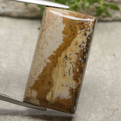 26.55ct Natural Multicolorido Jaspe, baguete, Opaco
