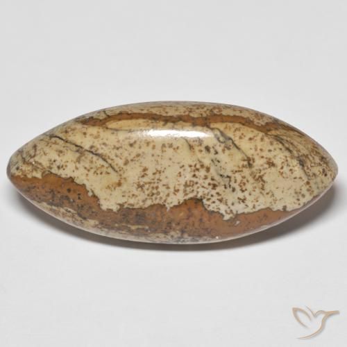 29.48ct Natural Multicolorido Jaspe, Marquesa, Opaco