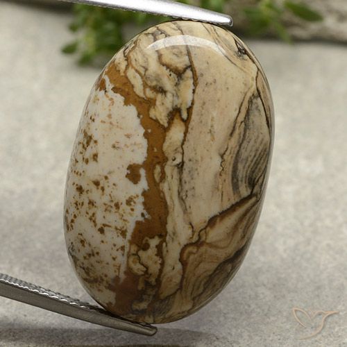 22.94ct Natural Multicolorido Jaspe, oval, Opaco