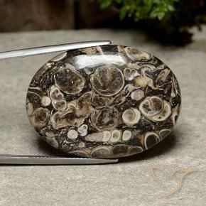Jaspe Multicolorido Natural 39.98ct, oval, Opaco