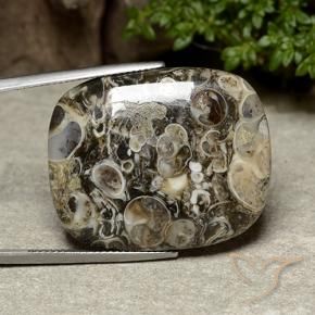 Jaspe Multicolorido Natural 38.76ct, Almofada, Opaco