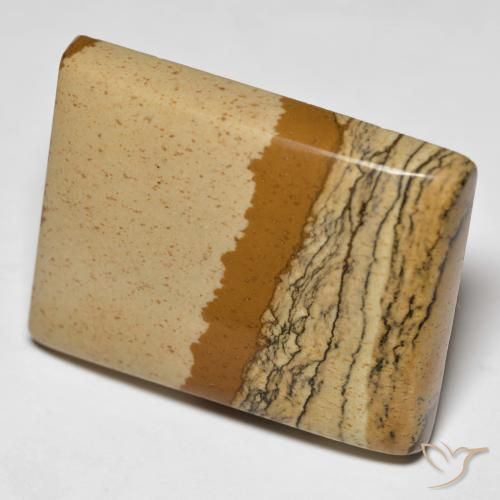 Jaspe Multicolorido Natural 41.84ct, baguete, Opaco
