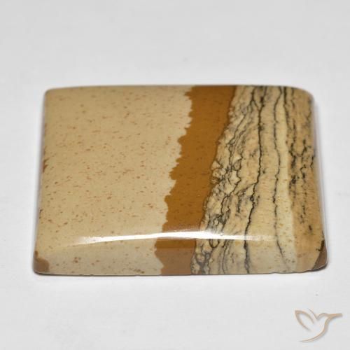 Jaspe Multicolorido Natural 41.84ct, baguete, Opaco