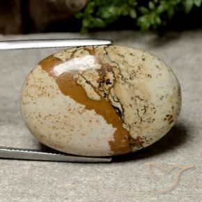 Jaspe Multicolorido Natural 40.14ct, oval, Opaco