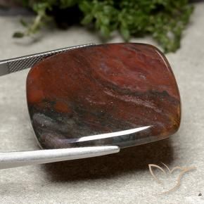 Jaspe Multicolorido Natural 51.51ct, Almofada, Opaco