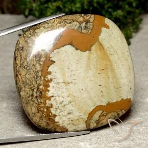 Jaspe Multicolorido Natural 74.76ct, Almofada, Opaco