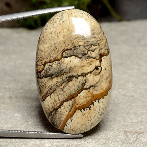 38.03ct Natural Multicolorido Jaspe, oval, Opaco