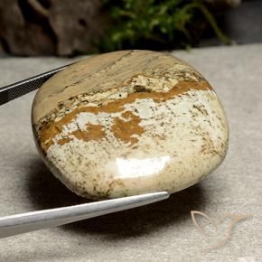 Jaspe Multicolorido Natural 84.37ct, Almofada, Opaco