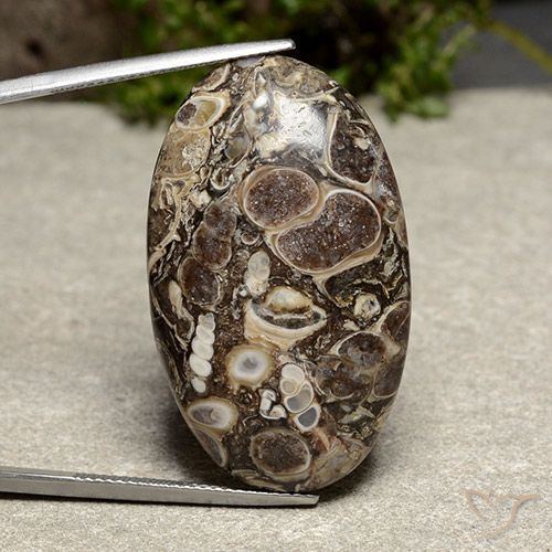 39.13ct Natural Multicolorido Jaspe, oval, Opaco