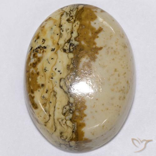 19.96ct Natural Multicolorido Jaspe, oval, Opaco