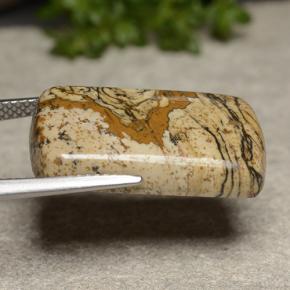 Jaspe multicolorido natural 13,18ct, almofada cortada, opaco