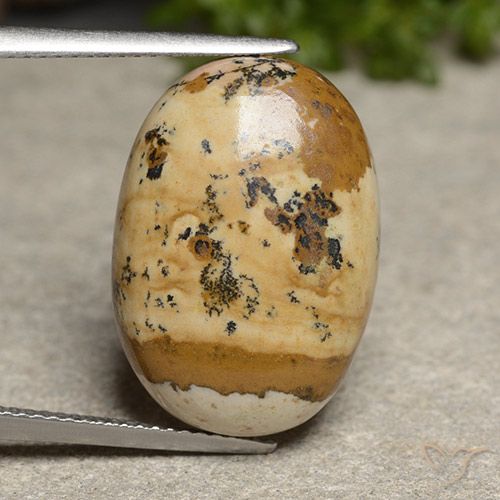14.50ct Natural Multicolorido Jaspe, oval, Opaco