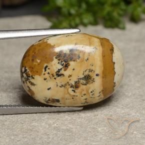 Jaspe Multicolorido Natural 14.50ct, oval, Opaco