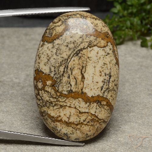 40.46ct Natural Multicolorido Jaspe, oval, Opaco