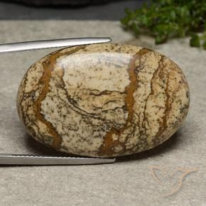 Jaspe Multicolorido Natural 40.46ct, oval, Opaco