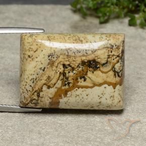 Jaspe Multicolorido Natural 31.56ct, baguete, Opaco