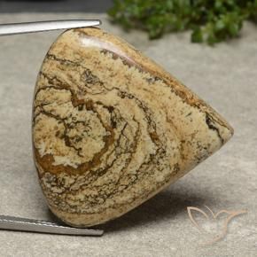 Jaspe Multicolorido Natural 39.54ct, Formato de pêra, Opaco