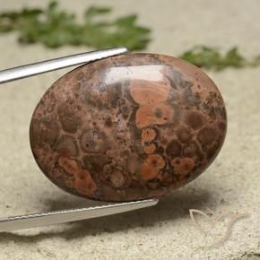 Jaspe Multicolorido Natural 19.34ct, oval, Opaco