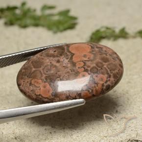 Jaspe Multicolorido Natural 19.34ct, oval, Opaco