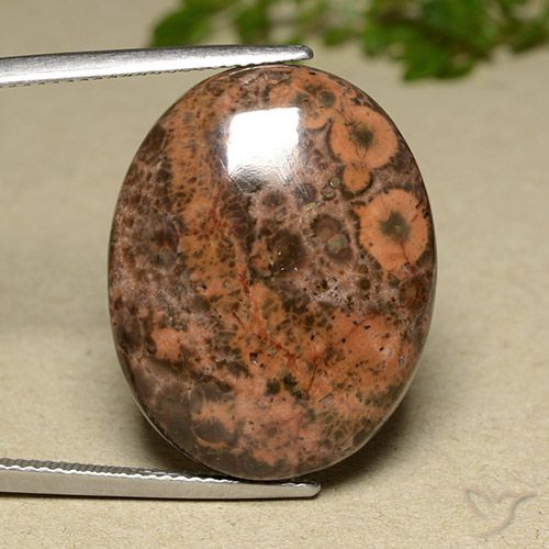 22.97ct Natural Multicolorido Jaspe, oval, Opaco