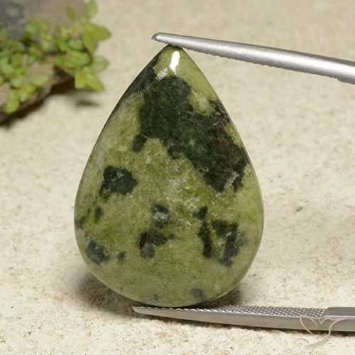 25.25ct Natural Multicolorido Jaspe, Formato de pêra, Opaco
