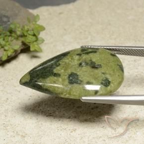 Jaspe Multicolorido Natural 25.25ct, Formato de pêra, Opaco